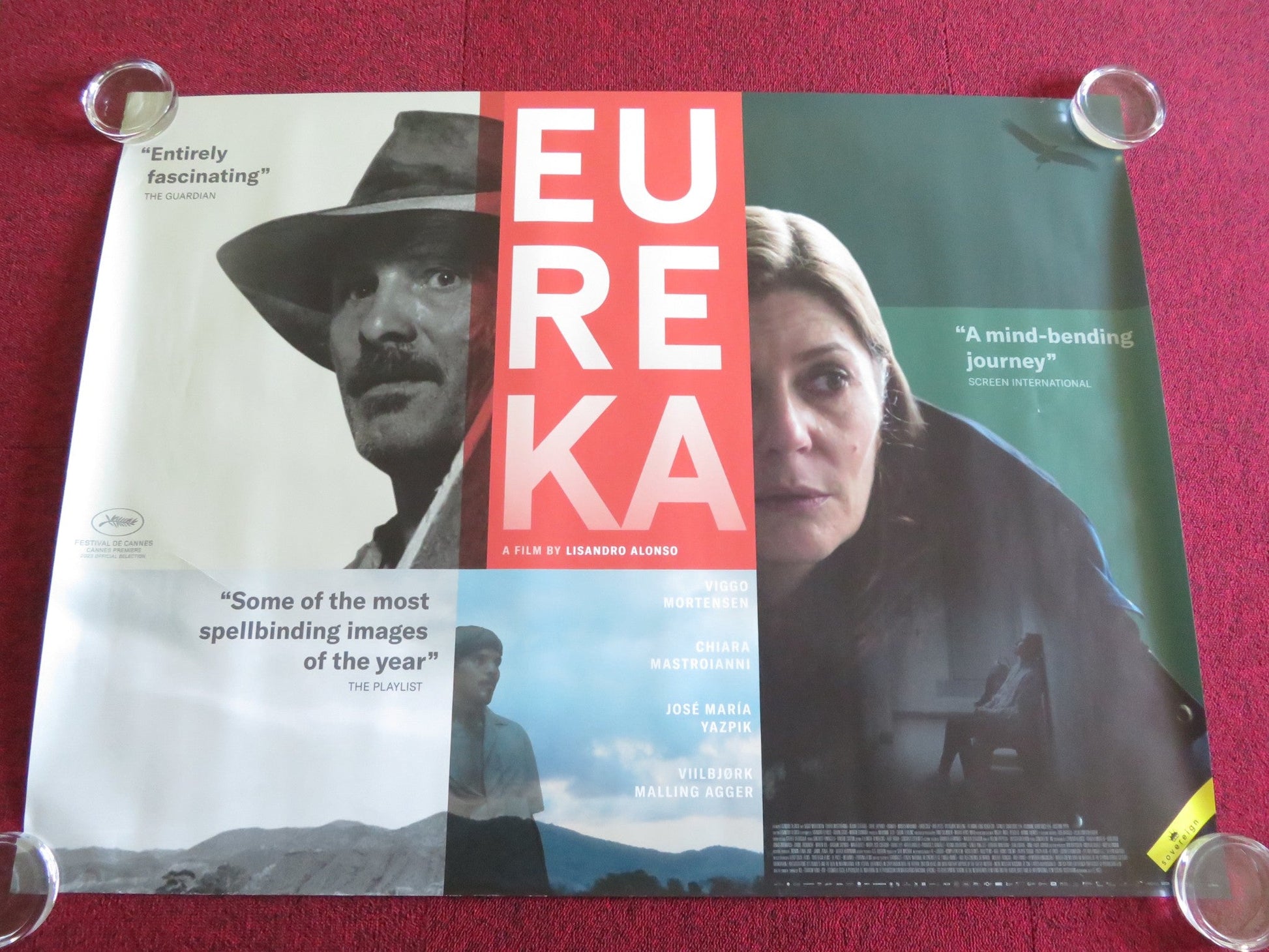 EUREKA - B UK QUAD ROLLED POSTER VIGGO MORTENSEN CHIARA MASTROIANNI 2023 Rendezvous Cinema Movie posters