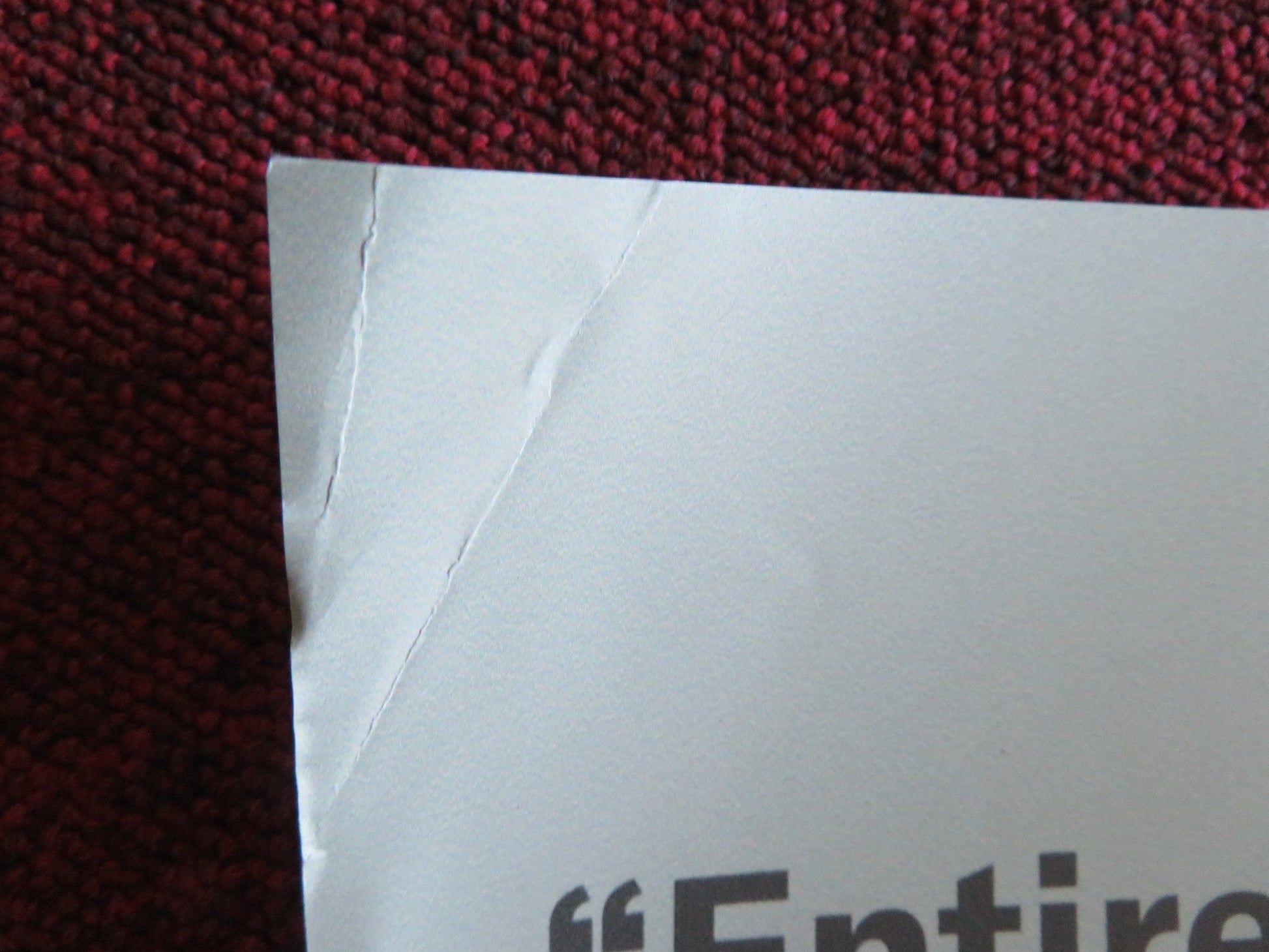 EUREKA - B UK QUAD ROLLED POSTER VIGGO MORTENSEN CHIARA MASTROIANNI 2023 Rendezvous Cinema Movie posters