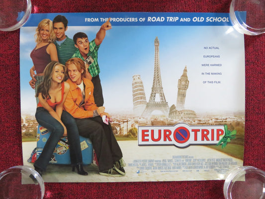 EURO TRIP UK MINI QUAD POSTER SCOTT MECHLOWICZ JACOB PITTS 2004 Rendezvous Cinema Movie posters