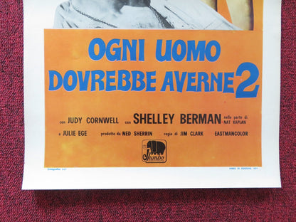 EVERY HOME SHOULD HAVE ONE ITALIAN LOCANDINA POSTER MARTY FELDMAN CORNWELL 1971 Rendezvous Cinema Movie posters