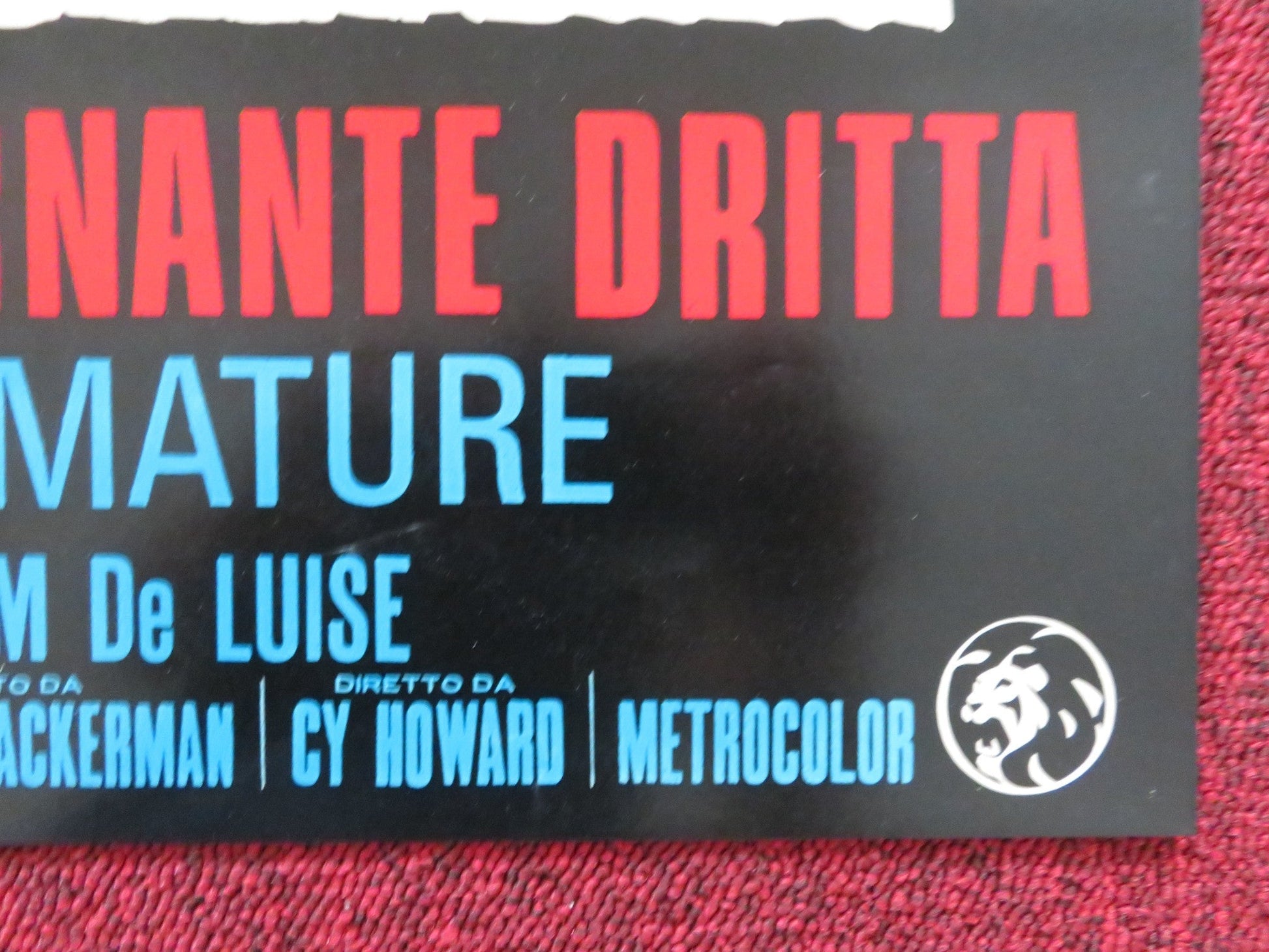 EVERY LITTLE CROOK AND NANNY - A ITALIAN FOTOBUSTA POSTER LYNN REDGRAVE 1972 Rendezvous Cinema Movie posters