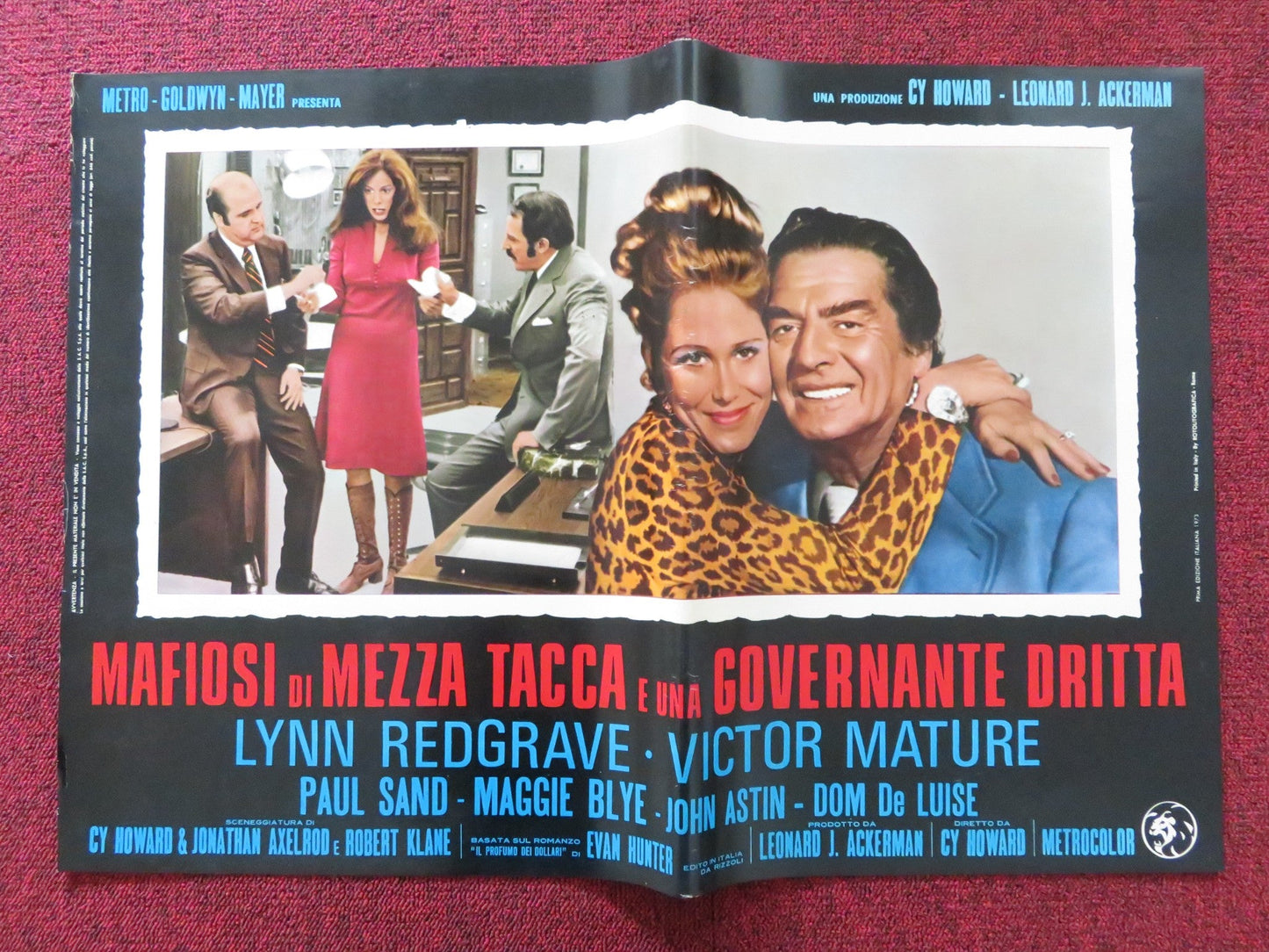 EVERY LITTLE CROOK AND NANNY - A ITALIAN FOTOBUSTA POSTER LYNN REDGRAVE 1972 Rendezvous Cinema Movie posters
