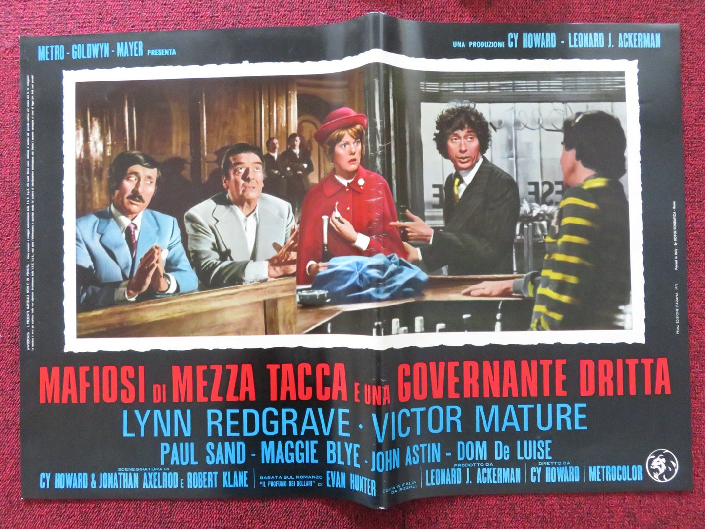 EVERY LITTLE CROOK AND NANNY - B ITALIAN FOTOBUSTA POSTER LYNN REDGRAVE 1972 Rendezvous Cinema Movie posters