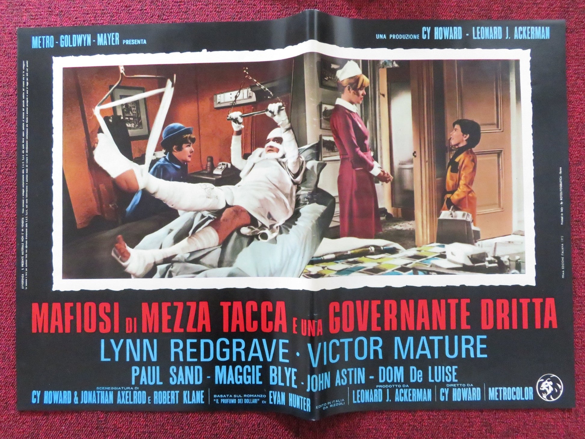 EVERY LITTLE CROOK AND NANNY - C ITALIAN FOTOBUSTA POSTER LYNN REDGRAVE 1972 Rendezvous Cinema Movie posters