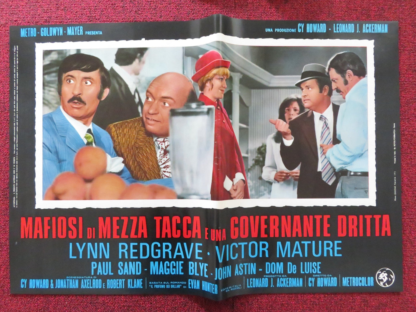 EVERY LITTLE CROOK AND NANNY - E ITALIAN FOTOBUSTA POSTER LYNN REDGRAVE 1972 Rendezvous Cinema Movie posters