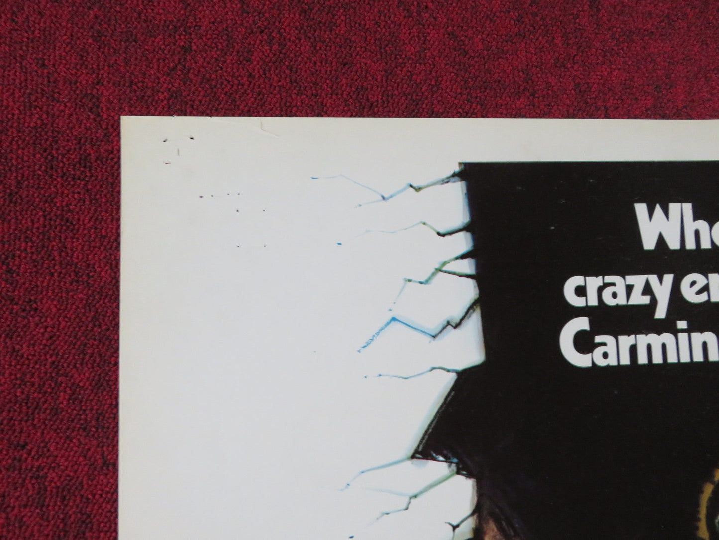 EVERY LITTLE CROOK AND NANNY FOLDED US ONE SHEET POSTER LYNN REDGRAVE 1972 Rendezvous Cinema Movie posters