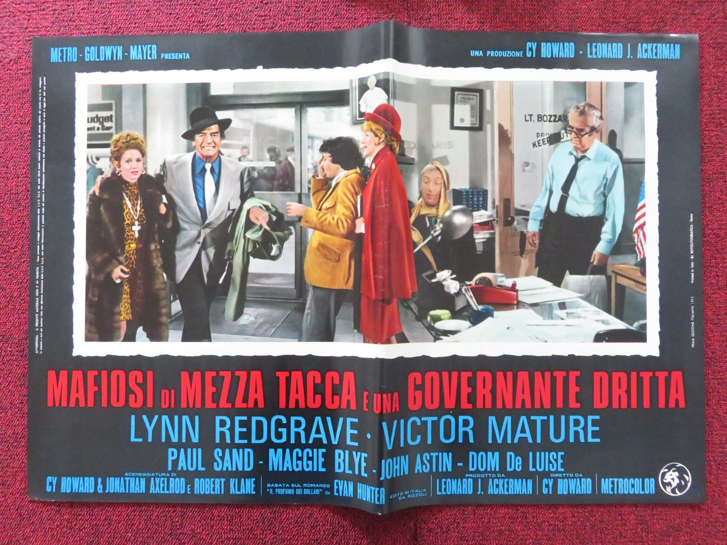 EVERY LITTLE CROOK AND NANNY - I ITALIAN FOTOBUSTA POSTER LYNN REDGRAVE 1972 Rendezvous Cinema Movie posters
