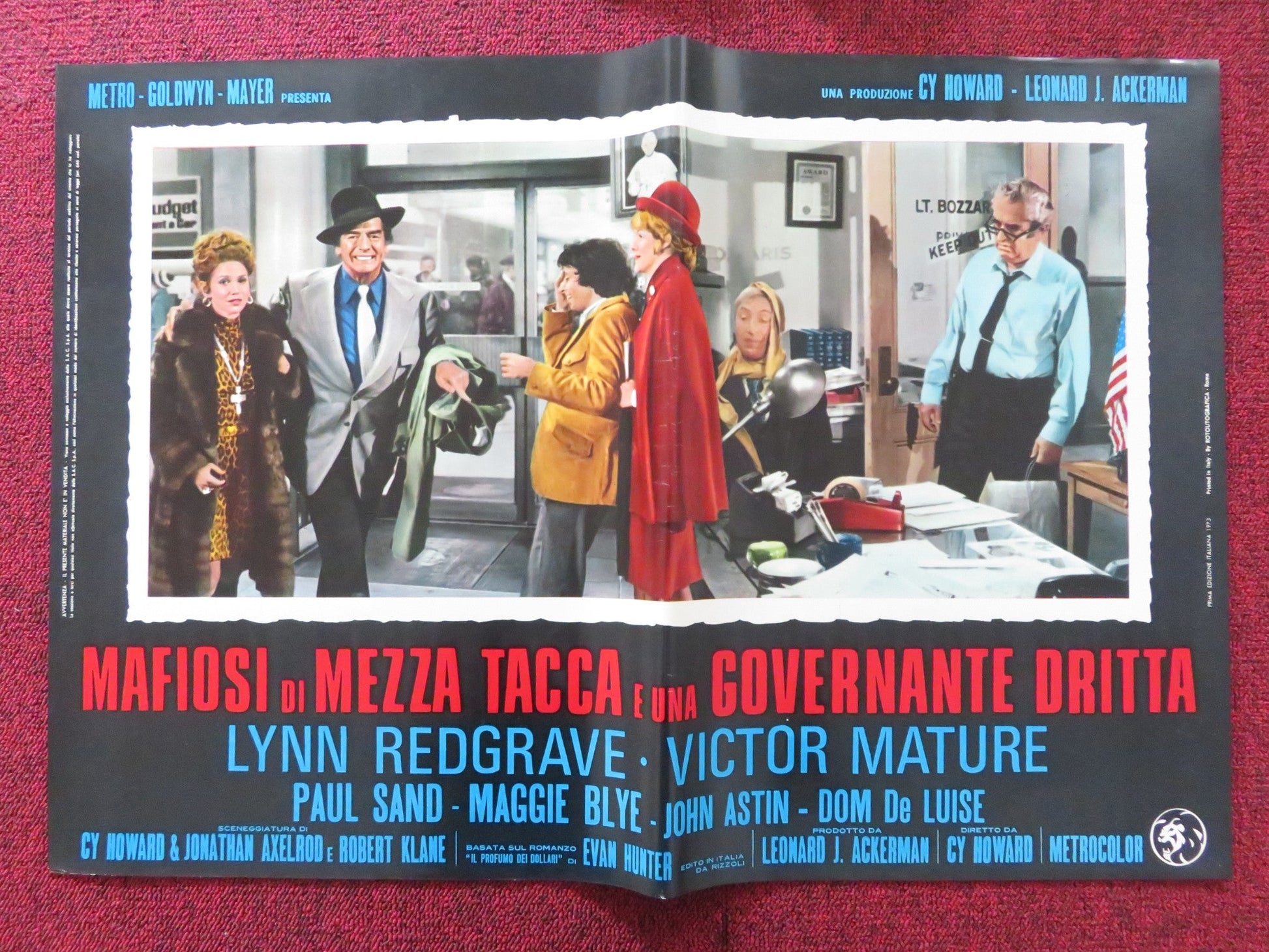 EVERY LITTLE CROOK AND NANNY - I ITALIAN FOTOBUSTA POSTER LYNN REDGRAVE 1972 Rendezvous Cinema Movie posters