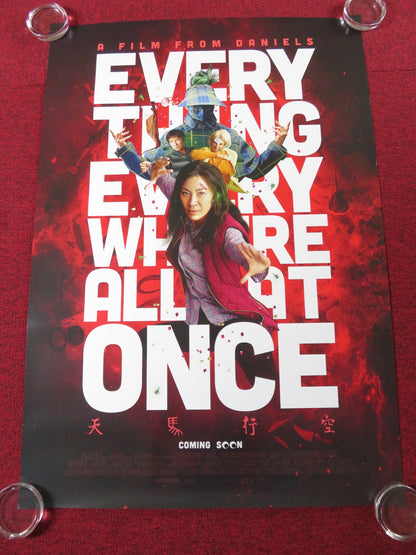 EVERYTHING EVERYWHERE ALL AT ONCE US ONE SHEET ROLLED POSTER 2022 Rendezvous Cinema Movie posters