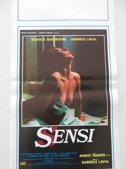 EVIL SENSES ITALIAN LOCANDINA POSTER MONICA GUERRITORE GABRIELE LAVIA 1986 Movie posters