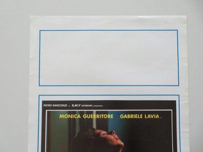 EVIL SENSES ITALIAN LOCANDINA POSTER MONICA GUERRITORE GABRIELE LAVIA 1986 Movie posters