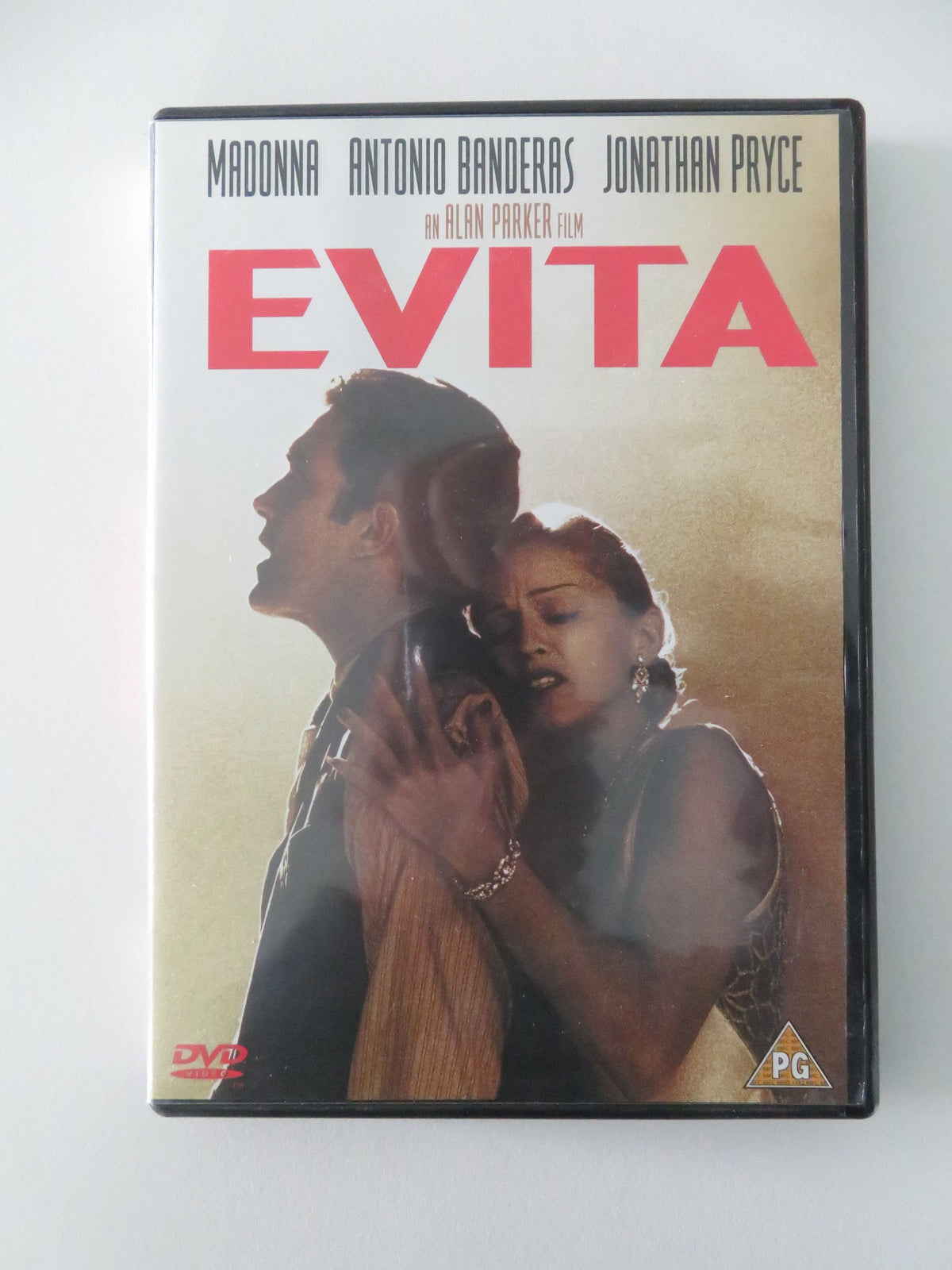 Evita (DVD) Madonna Jonathan Pryce Antonio Banderas 1996 Region 2 Movie posters