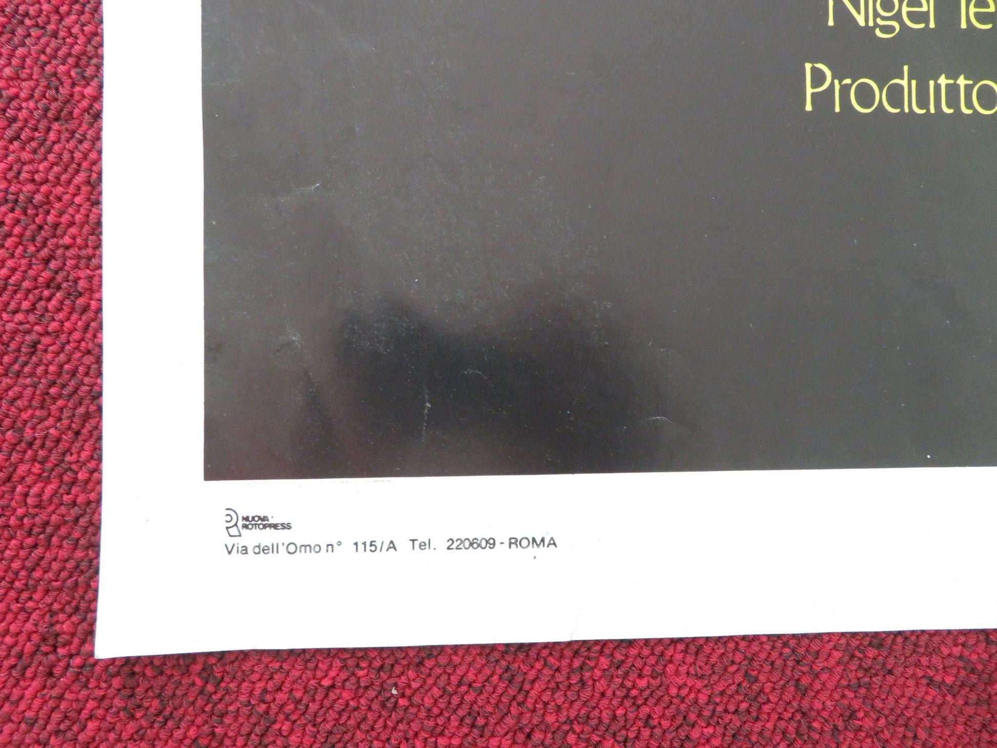 EXCALIBUR ITALIAN FOGLIO POSTER NIGEL TERRY HELEN MIRREN 1981 Movie posters