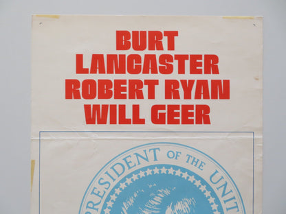 EXECUTIVE ACTION US INSERT POSTER BURT LANCASTER ROBERT RYAN 1973 Rendezvous Cinema Movie posters