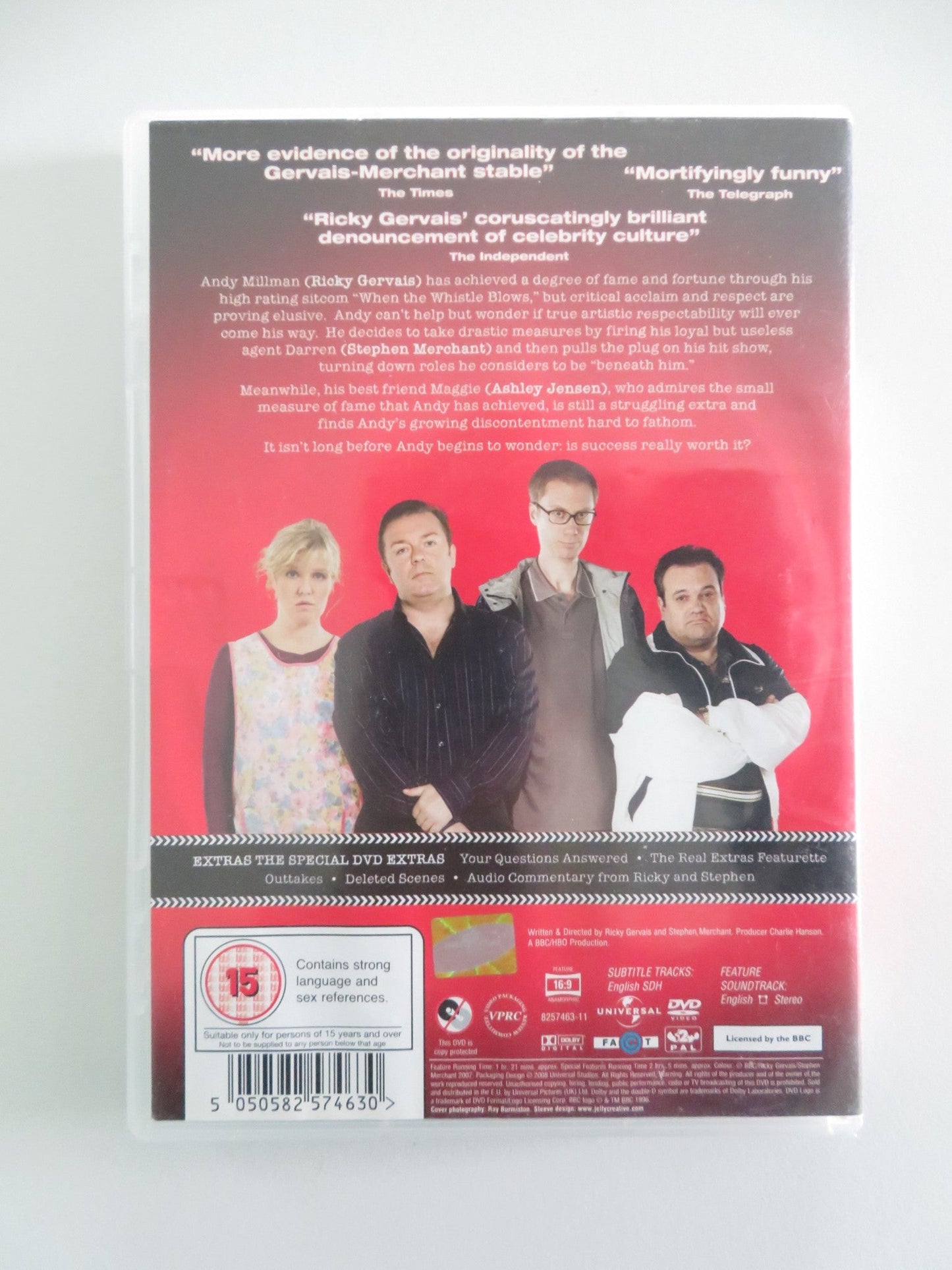Extras - The Special (DVD) Ricky Gervais Ashley Jenson 2007 Region 2 Movie posters