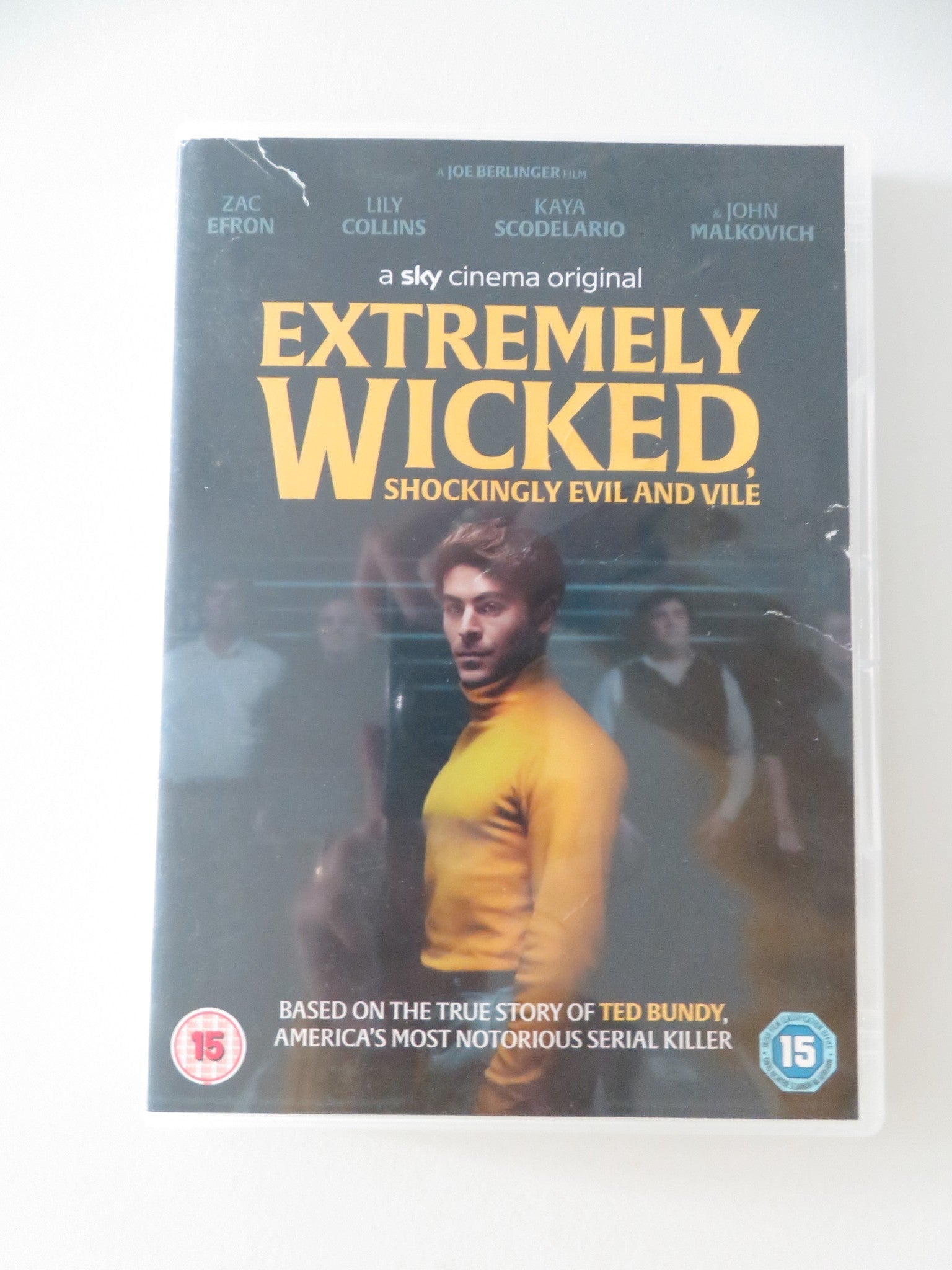 EXTREMELY WICKED, SHOCKINGLY EVIL AND VILE (DVD) ZAC EFRON 2019 REGION 2 Movie posters