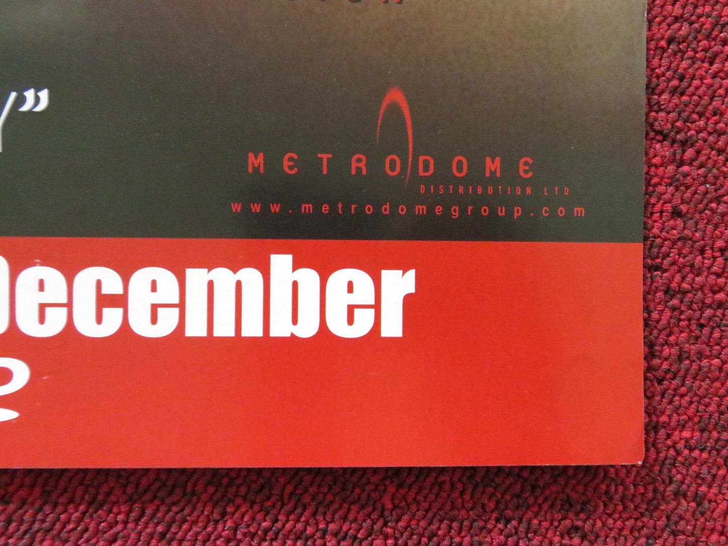 EYE OF THE BEHOLDER DVD & VHS VIDEO POSTER ASHLEY JUDD EWAN MCGREGOR 1999 Rendezvous Cinema Movie posters