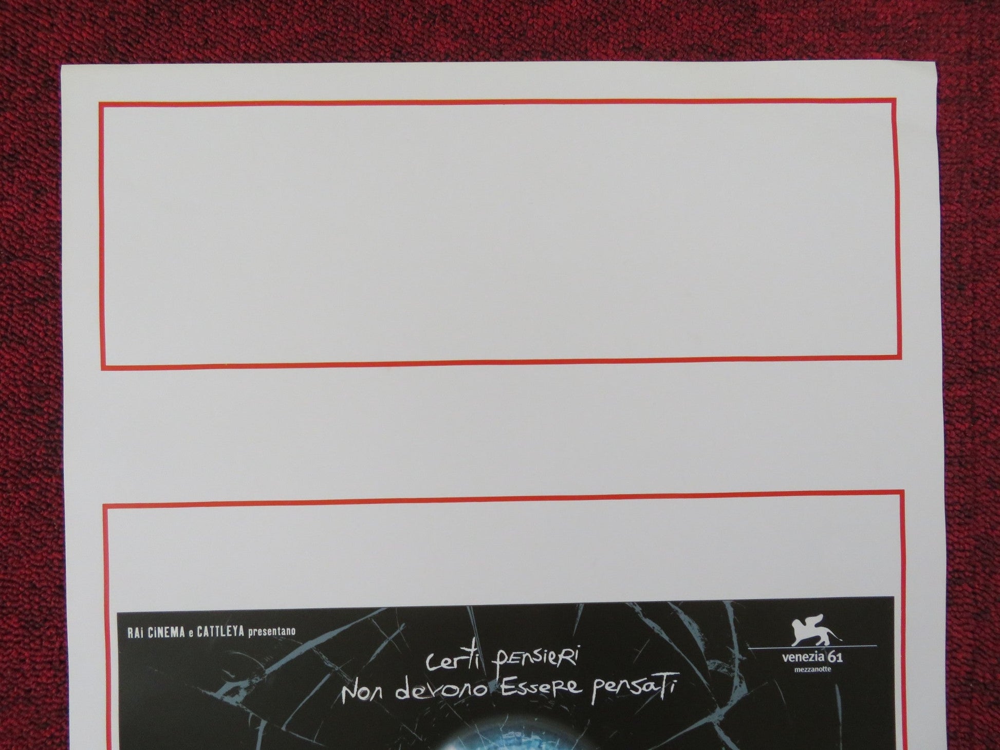 EYES OF CRYSTAL ITALIAN LOCANDINA POSTER LUIGI LO CASCIO LUCIA JIMENEZ 2004 Rendezvous Cinema Movie posters