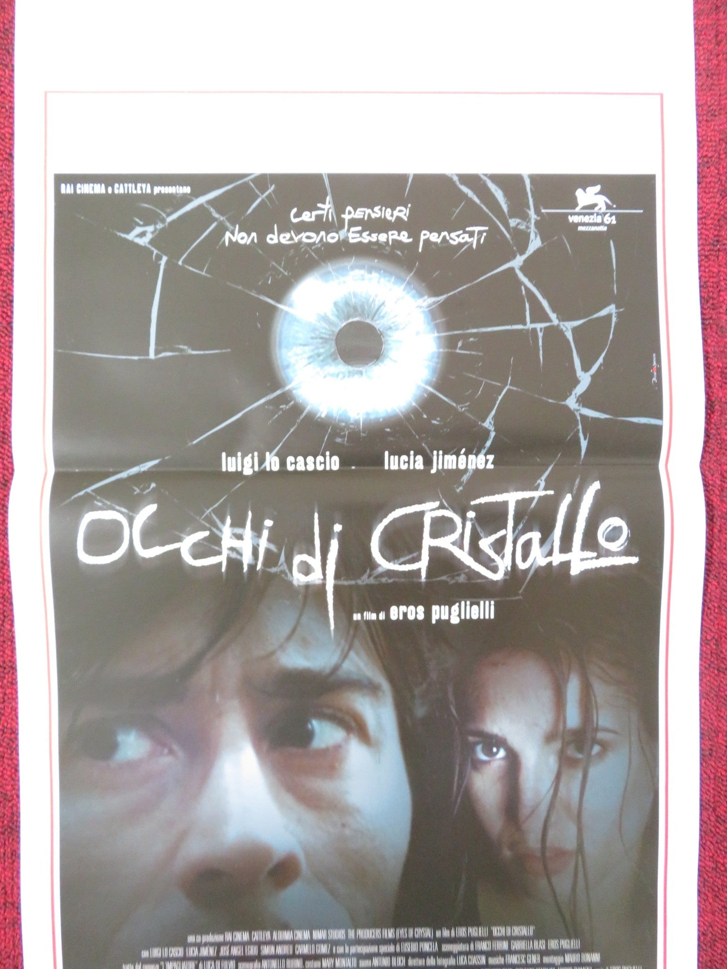 EYES OF CRYSTAL ITALIAN LOCANDINA POSTER LUIGI LO CASCIO LUCIA JIMENEZ 2004 Rendezvous Cinema Movie posters