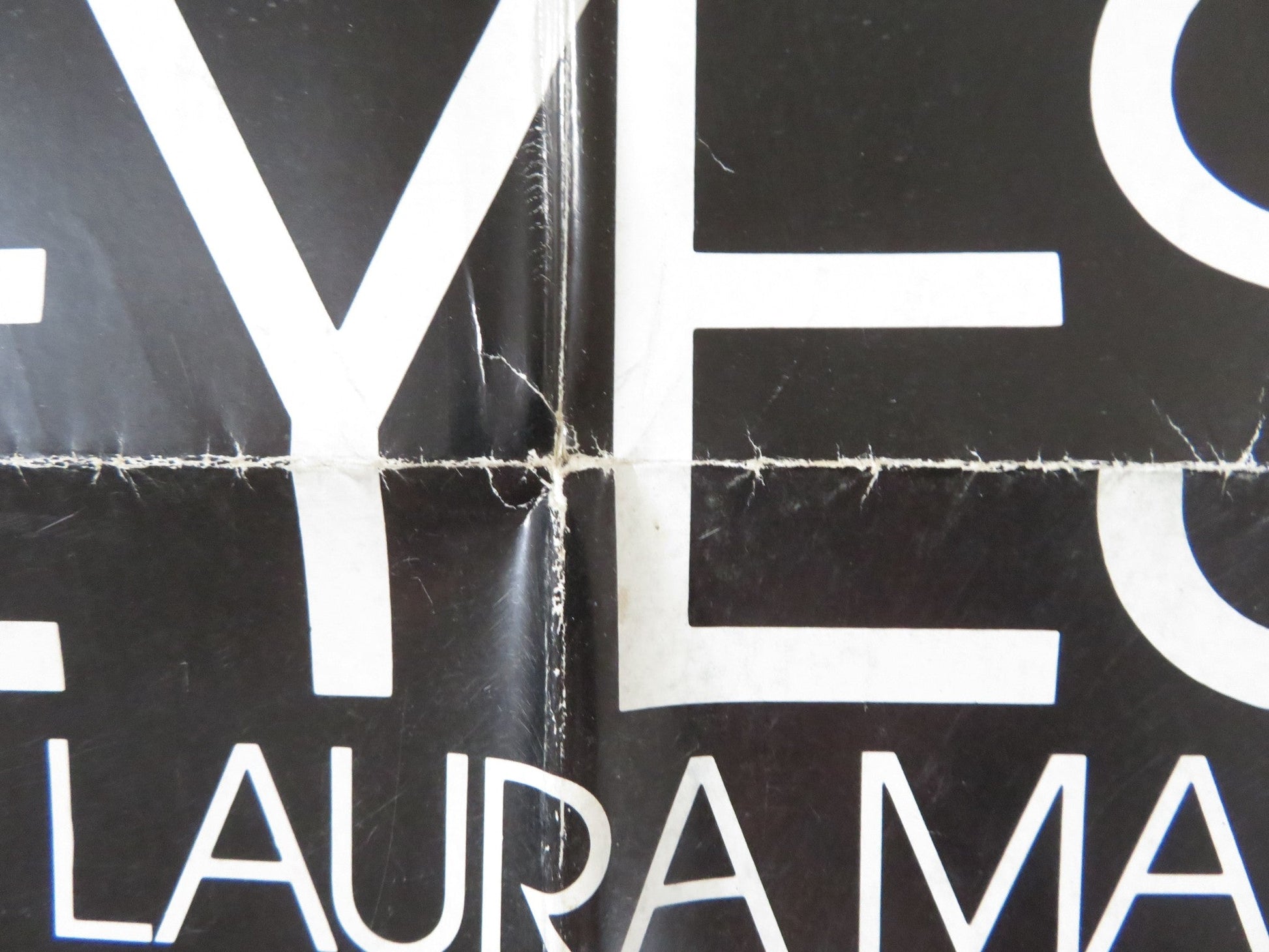 EYES OF LAURA MARS FOLDED US ONE SHEET POSTER FAYE DUNAWAY TOMMY LEE JONES 1978 Rendezvous Cinema Movie posters