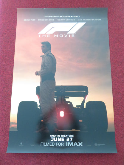F1: The Movie US One Sheet Rolled Poster Brad Pitt Javier Bardem 2025 Movie posters