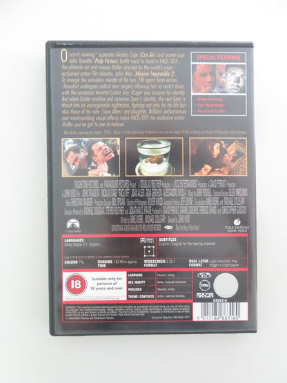 FACE/OFF (DVD) JOHN TRAVOLTA NICOLAS CAGE 1997 REGION 2 Movie posters