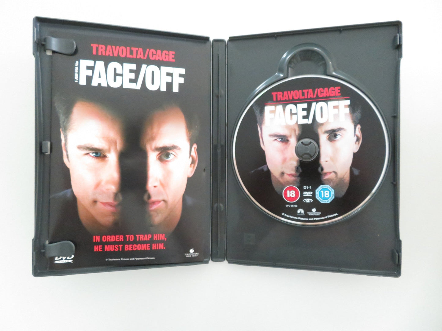 FACE/OFF (DVD) JOHN TRAVOLTA NICOLAS CAGE 1997 REGION 2 Movie posters