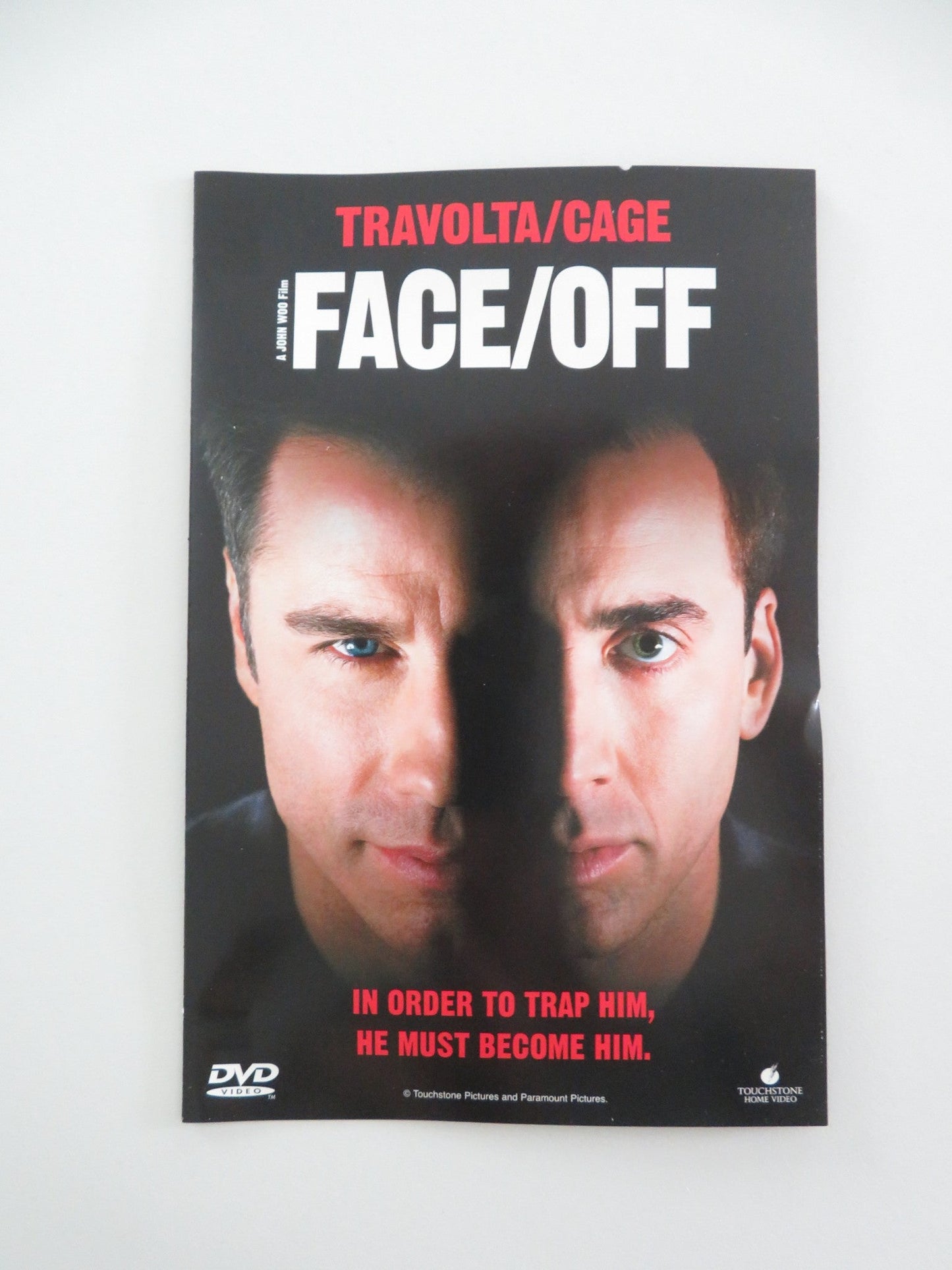 FACE/OFF (DVD) JOHN TRAVOLTA NICOLAS CAGE 1997 REGION 2 Movie posters