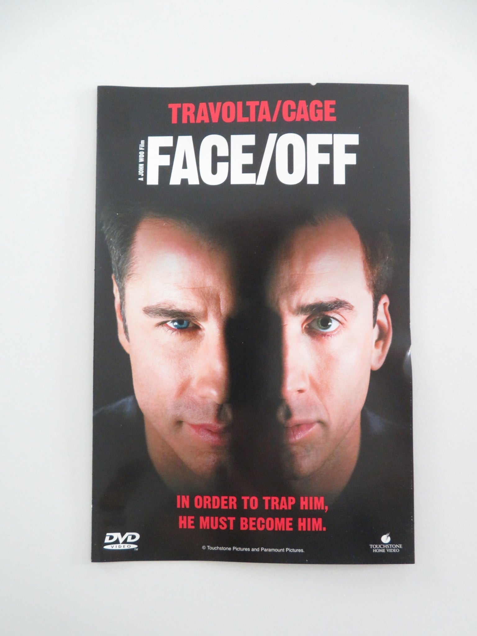 FACE/OFF (DVD) JOHN TRAVOLTA NICOLAS CAGE 1997 REGION 2 Movie posters
