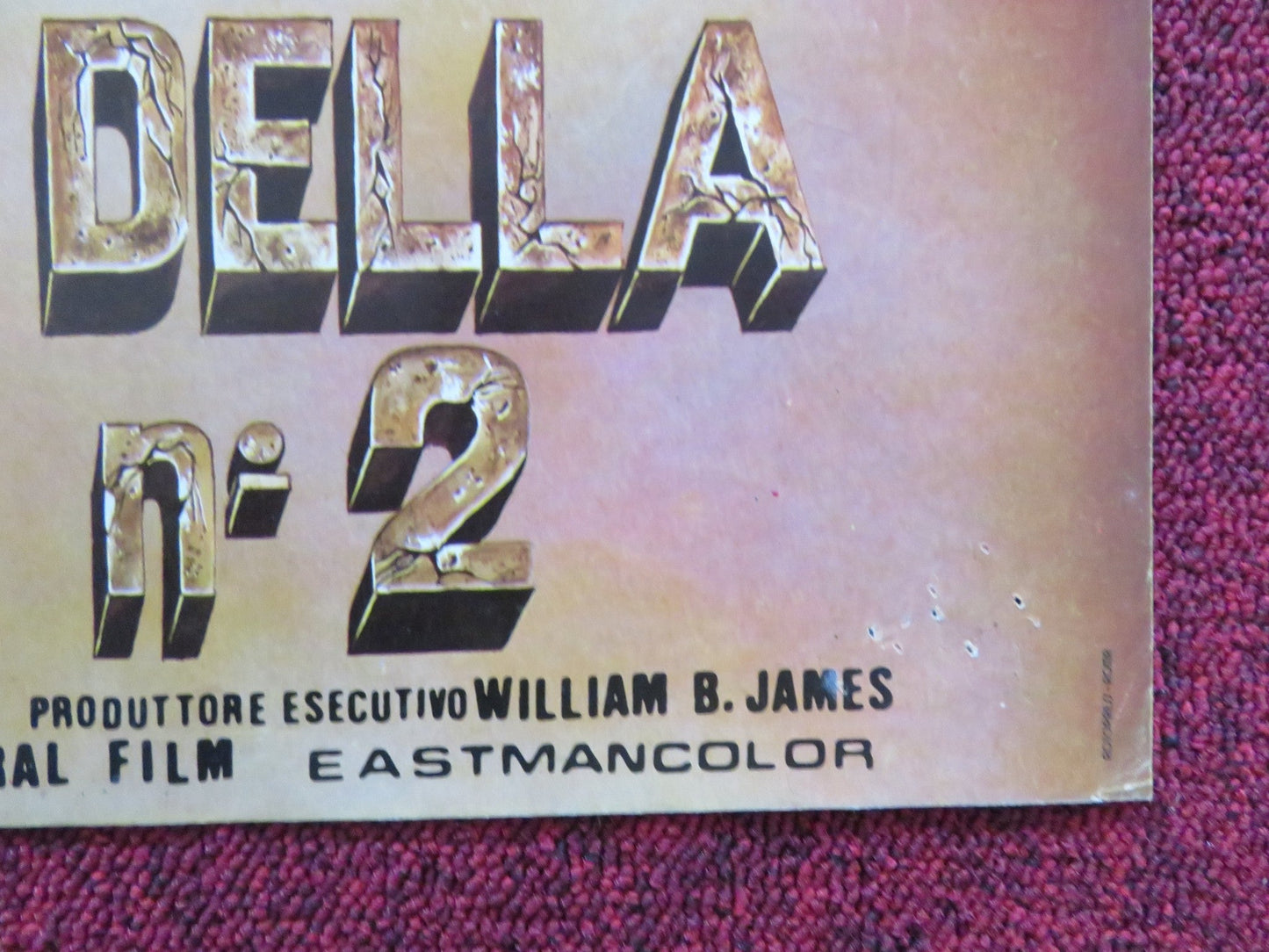 FACES OF DEATH II - B ITALIAN FOTOBUSTA POSTER MICHAEL CARR JAMES BRADY 1981 Rendezvous Cinema Movie posters