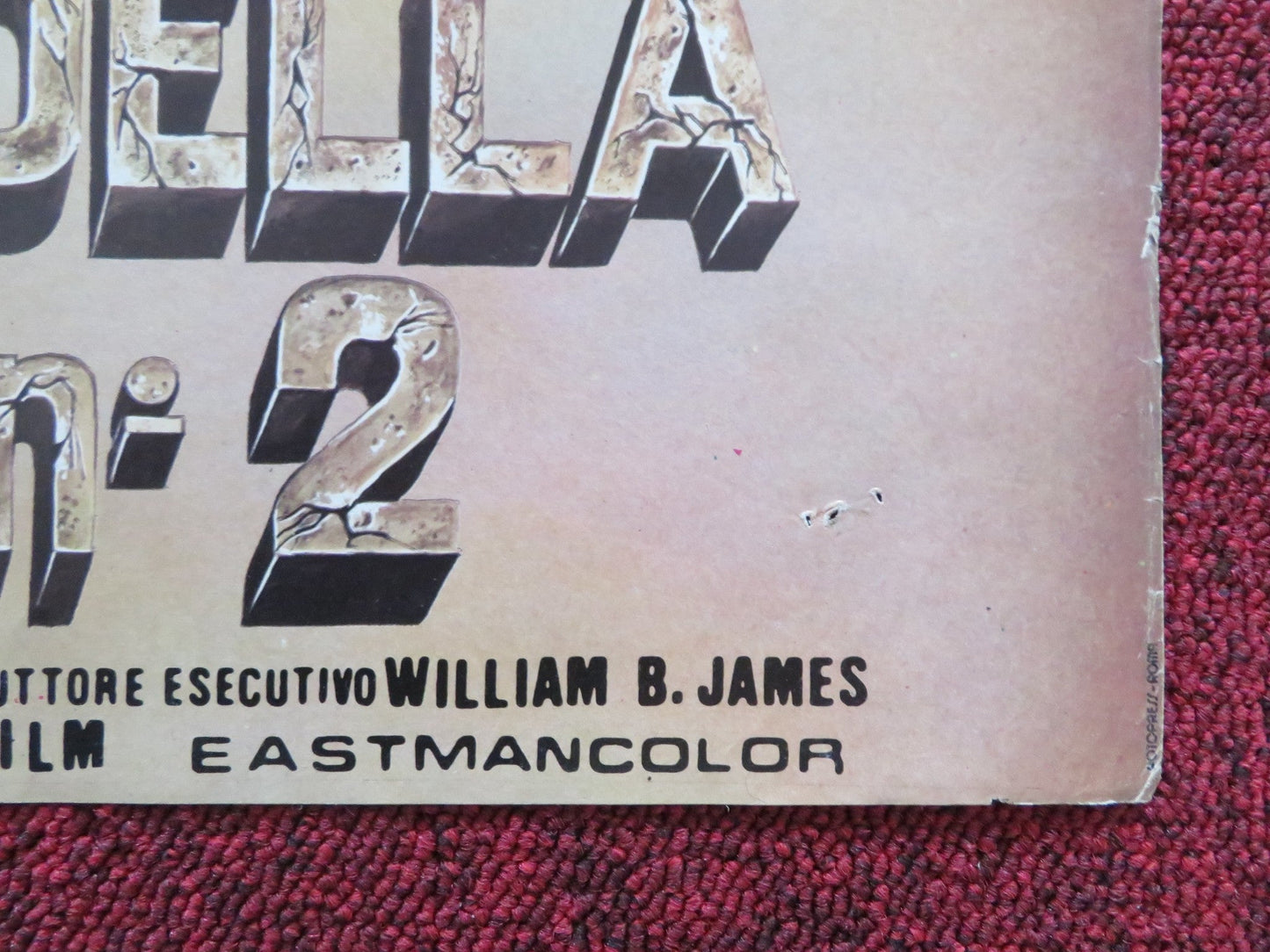 FACES OF DEATH II - C ITALIAN FOTOBUSTA POSTER MICHAEL CARR JAMES BRADY 1981 Rendezvous Cinema Movie posters