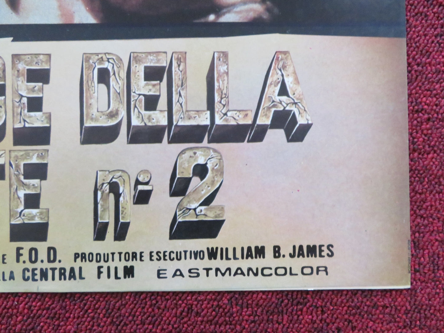 FACES OF DEATH II - D ITALIAN FOTOBUSTA POSTER MICHAEL CARR JAMES BRADY 1981 Rendezvous Cinema Movie posters