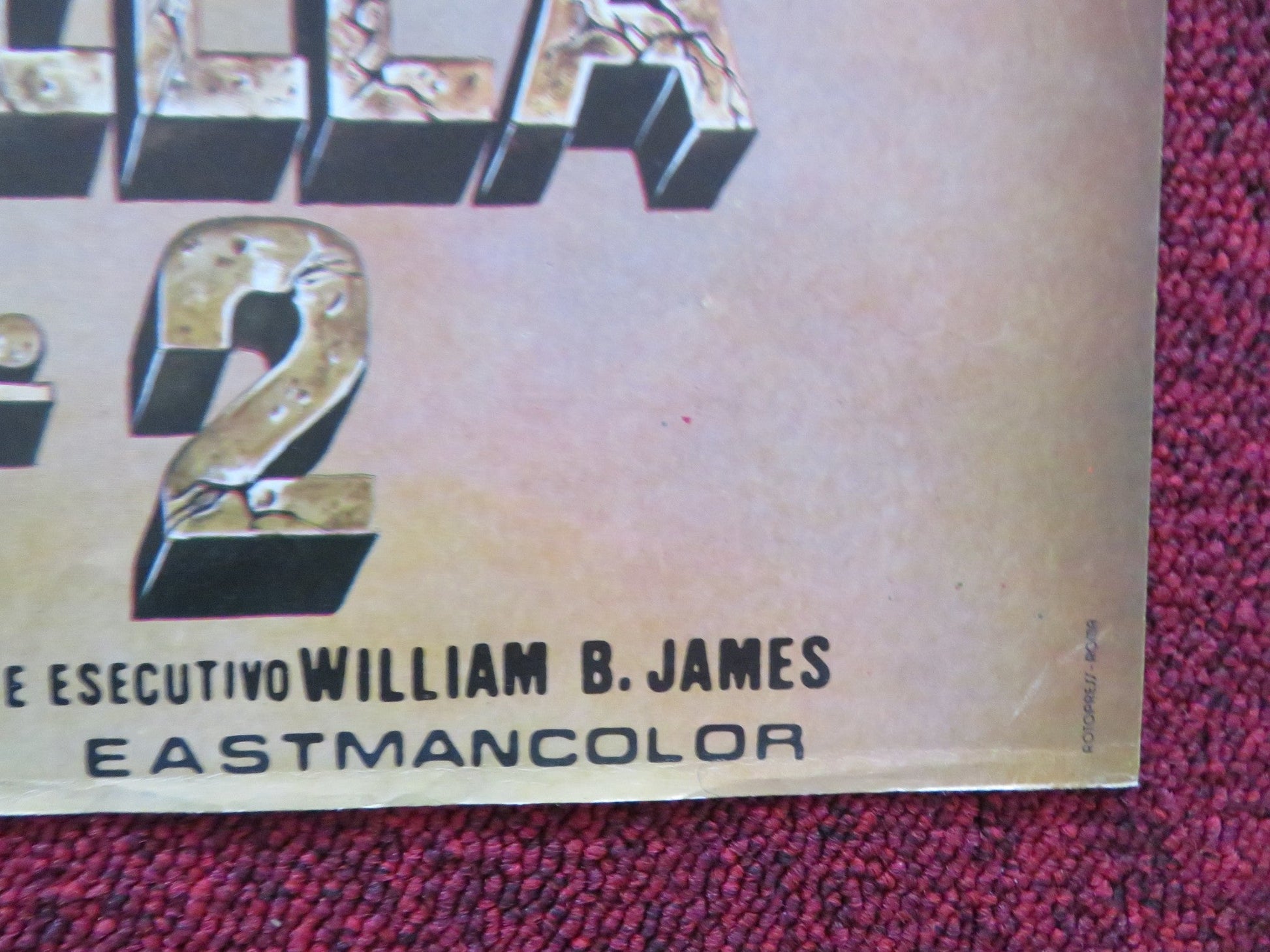 FACES OF DEATH II - F ITALIAN FOTOBUSTA POSTER MICHAEL CARR JAMES BRADY 1981 Rendezvous Cinema Movie posters