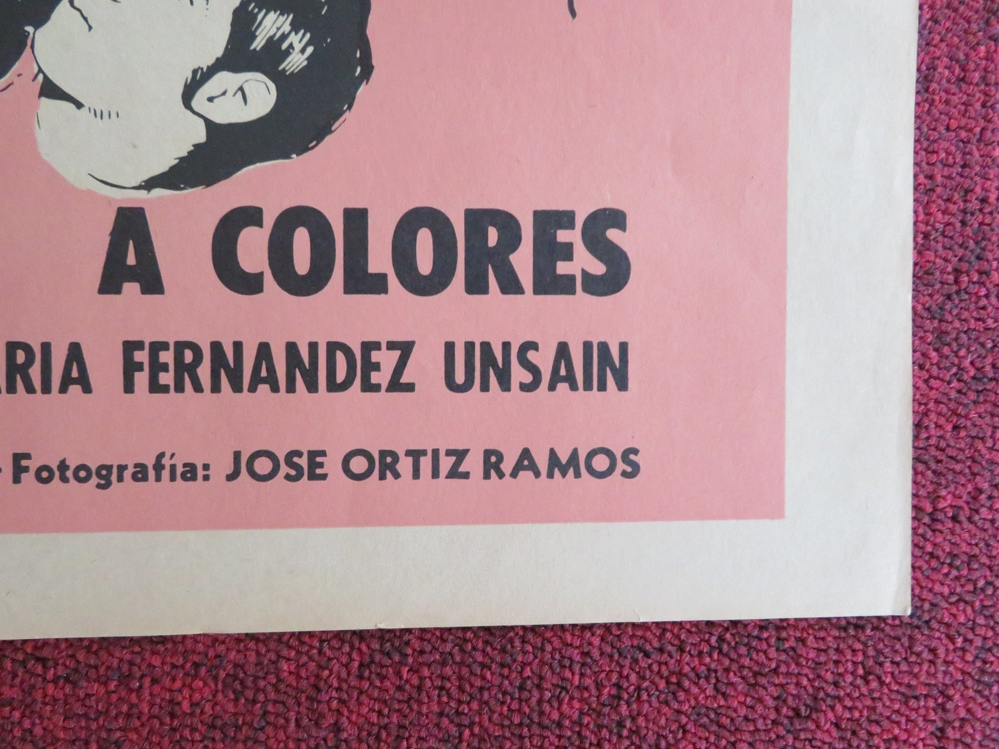 FALLASTE CORAZON MEXICAN POSTER FOLDED JACQUELINE ANDERE CUCO SANCHEZ 1970 Rendezvous Cinema Movie posters