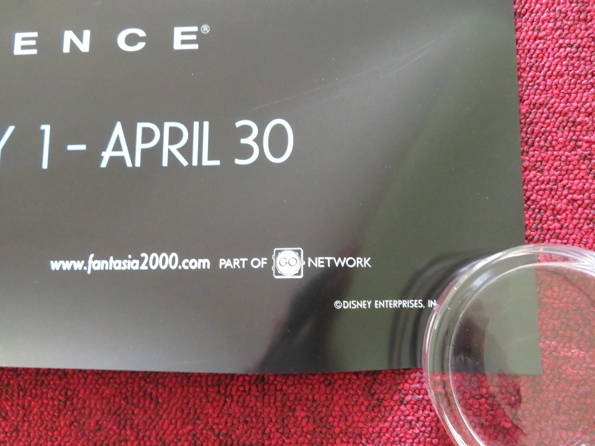 FANTASIA 2000 US ONE SHEET ROLLED POSTER DISNEY STEVE MARTIN BETTE MIDLER 1999 Rendezvous Cinema Movie posters