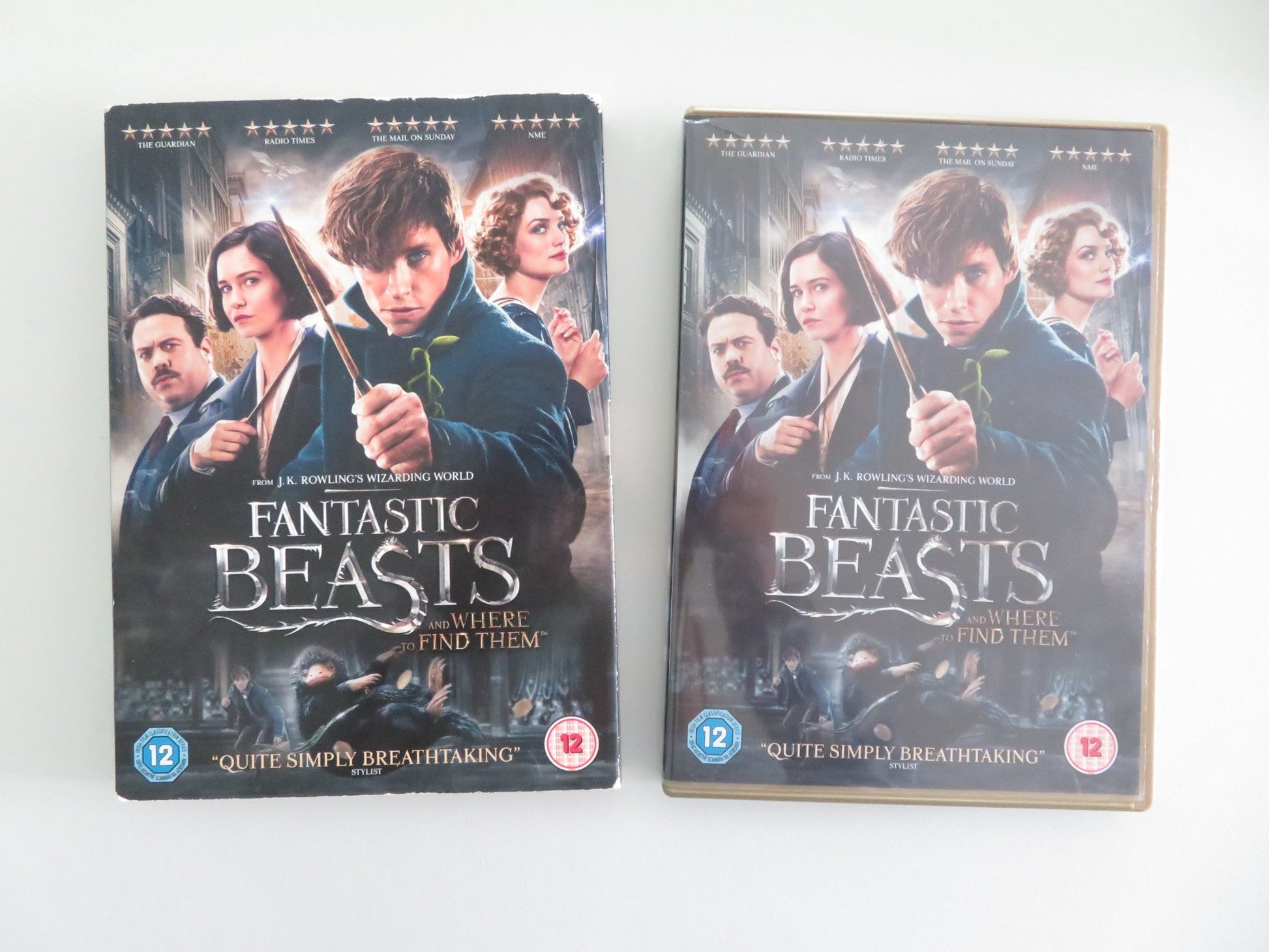 FANTASTIC BEASTS AND WHERE TO FIND THEM (DVD) EDDIE REDMAYNE 2016 REGION 2 Movie posters