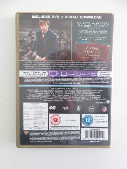 FANTASTIC BEASTS AND WHERE TO FIND THEM (DVD) EDDIE REDMAYNE 2016 REGION 2 Movie posters