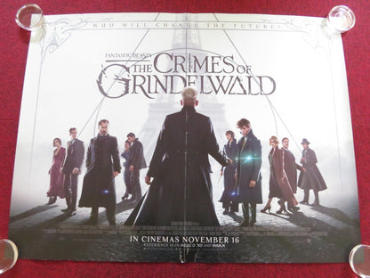 FANTASTIC BEASTS: THE CRIMES OF GRINDELWALD UK QUAD ROLLED POSTER J. DEPP 2018 Rendezvous Cinema Movie posters