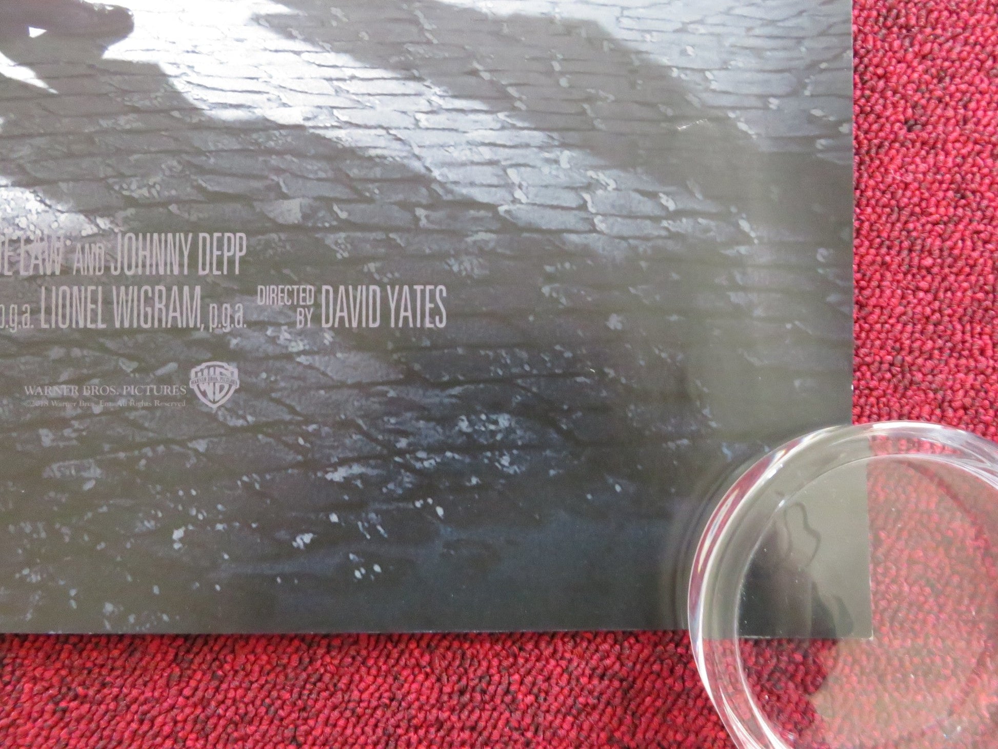 FANTASTIC BEASTS: THE CRIMES OF GRINDELWALD UK QUAD ROLLED POSTER J. DEPP 2018 Rendezvous Cinema Movie posters