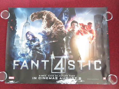 FANTASTIC FOUR UK QUAD ROLLED POSTER MILES TELLER JAMIE BELL 2015 Movie posters