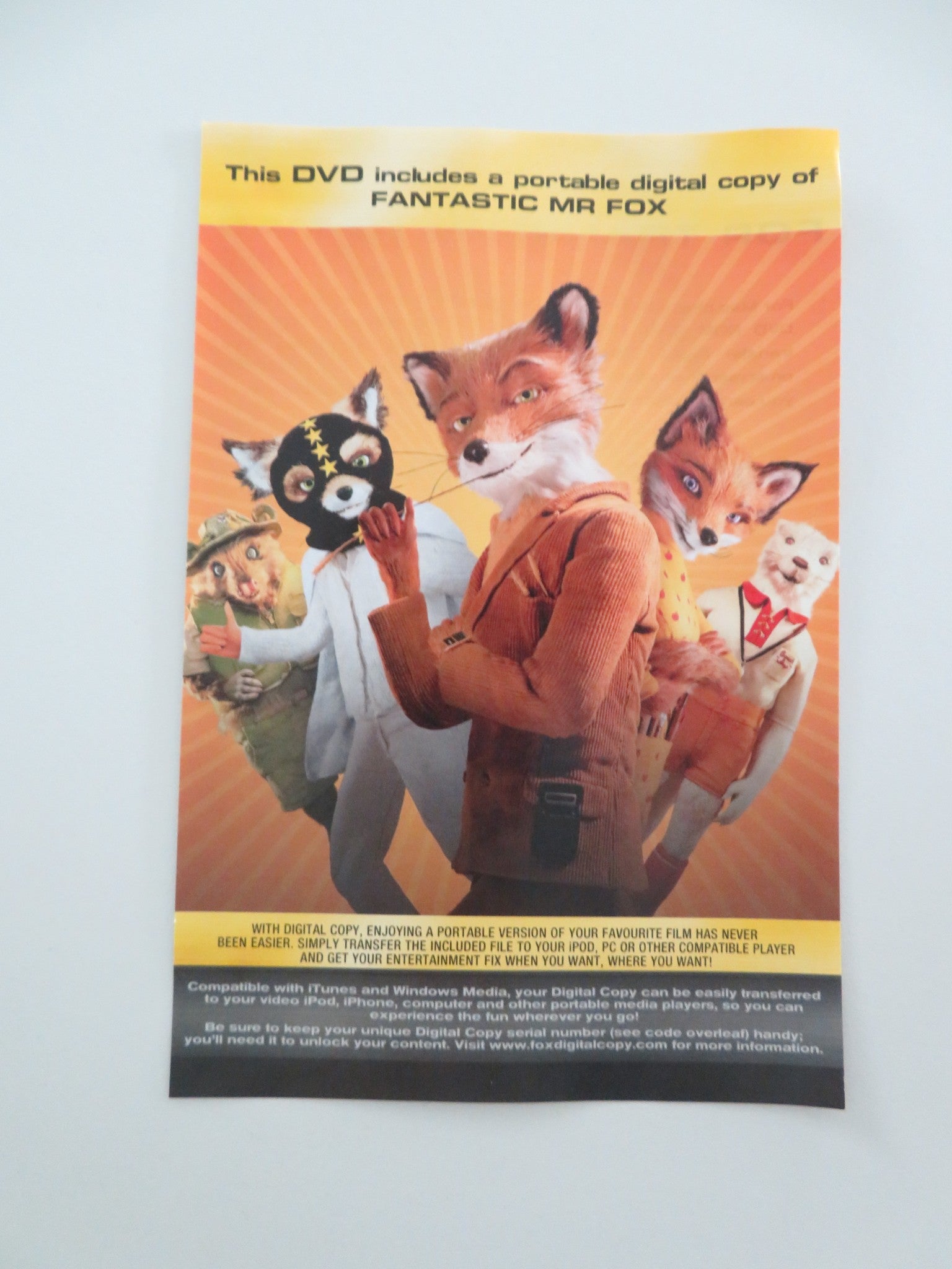 FANTASTIC MR. FOX (DVD) GEORGE CLOONEY MERYL STREEP 2009 REGION 2 Movie posters