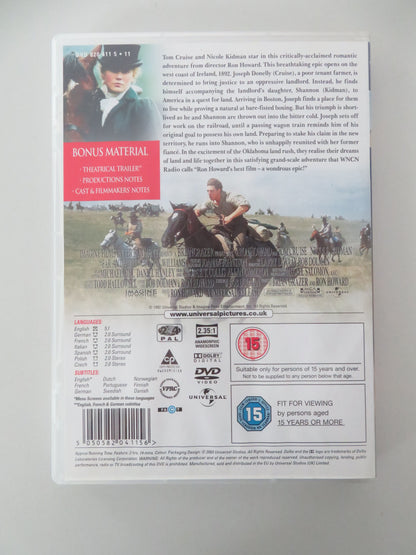 Far and Away - B (DVD) Tom Cruise Nicole Kidman Thomas Gibson 1992 Region 2, 4 Movie posters
