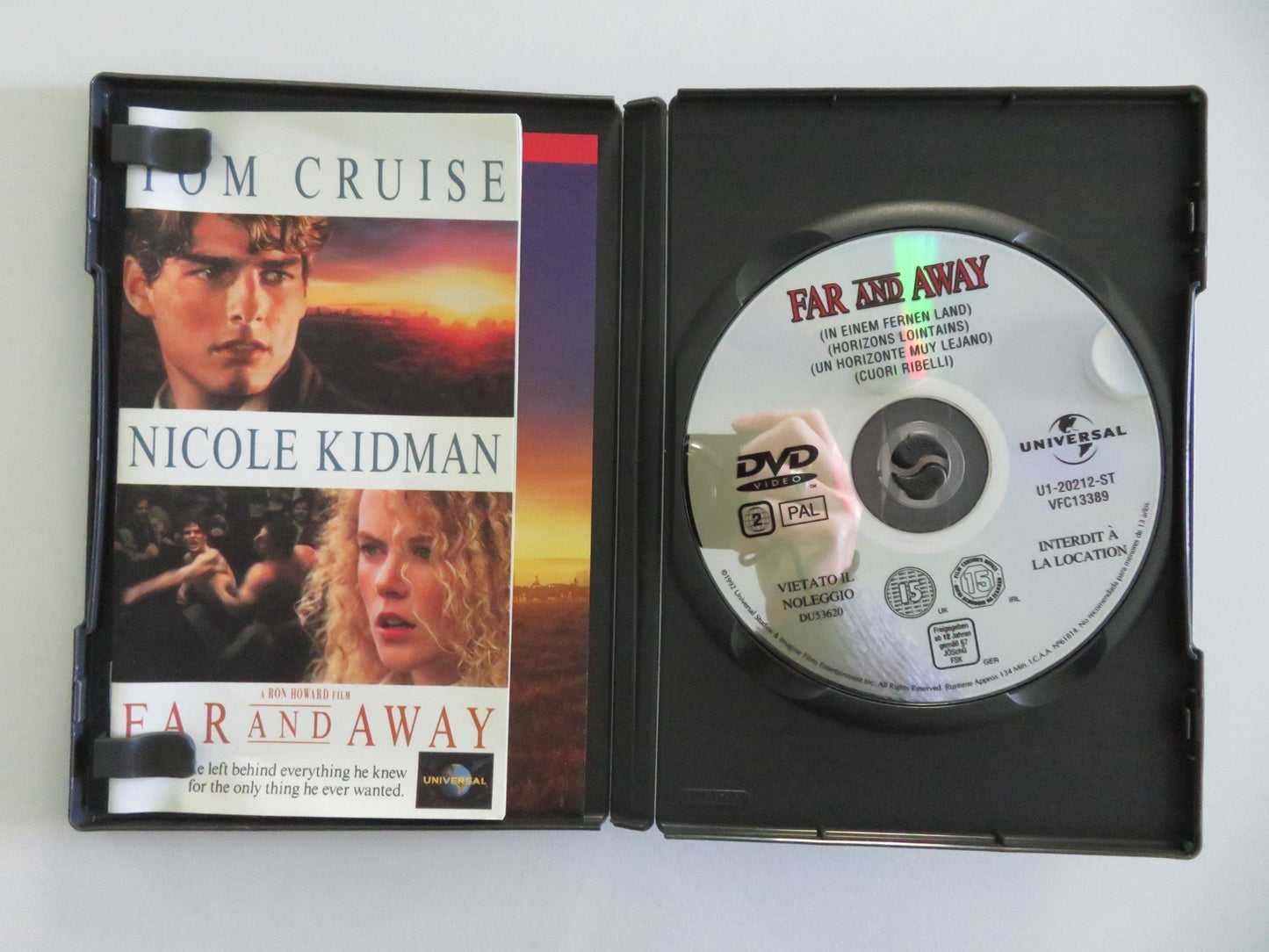 Far and Away (DVD) Tom Cruise Nicole Kidman 1992 Region 2 Movie posters