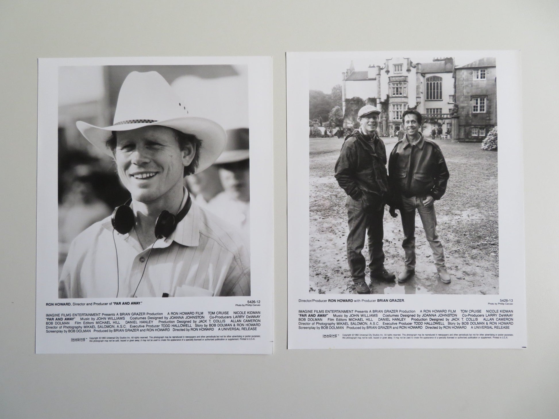 FAR AND AWAY PRESS KIT 1992 TOM CRUISE NICOLE KIDMAN Movie posters