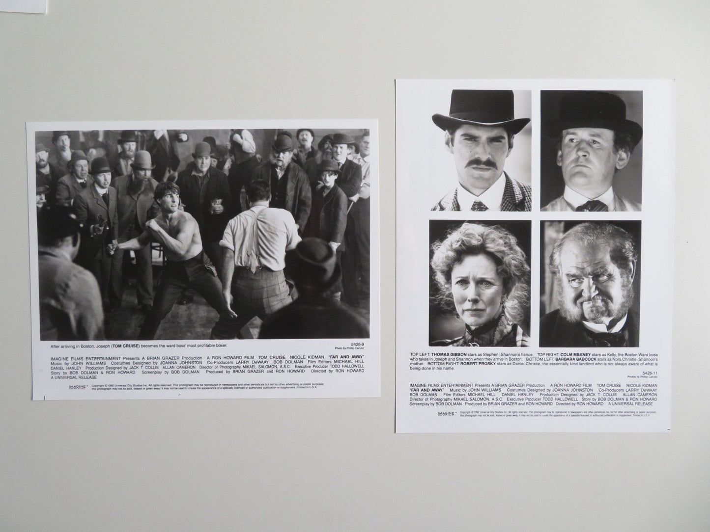 FAR AND AWAY PRESS KIT 1992 TOM CRUISE NICOLE KIDMAN Movie posters