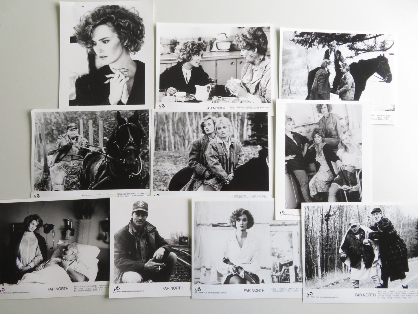 FAR NORTH MOVIE STILL PHOTO LOT OF 10 JESSICA LANGE PATRICIA ARQUETTE 1988 Movie posters