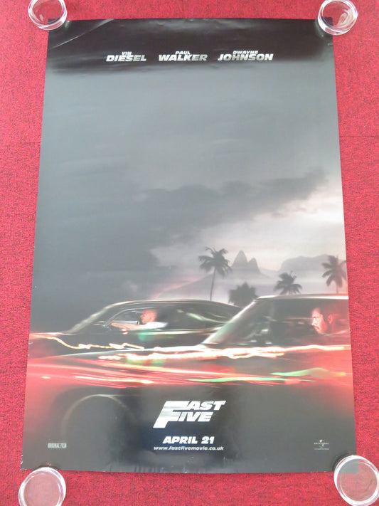 Fast and Furious 5 US One Sheet Rolled Poster Vin Diesel Paul Walker 2011 Movie posters