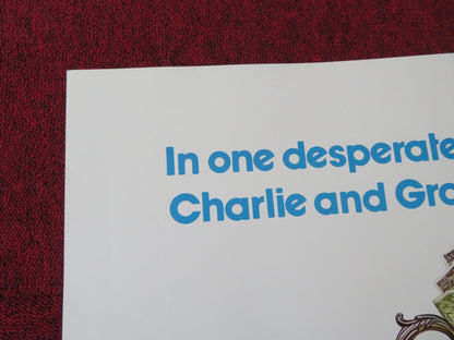 FAST CHARLIE... THE MOONBEAM RIDER FOLDED US ONE SHEET POSTER L. Q. JONES 1979 Rendezvous Cinema Movie posters