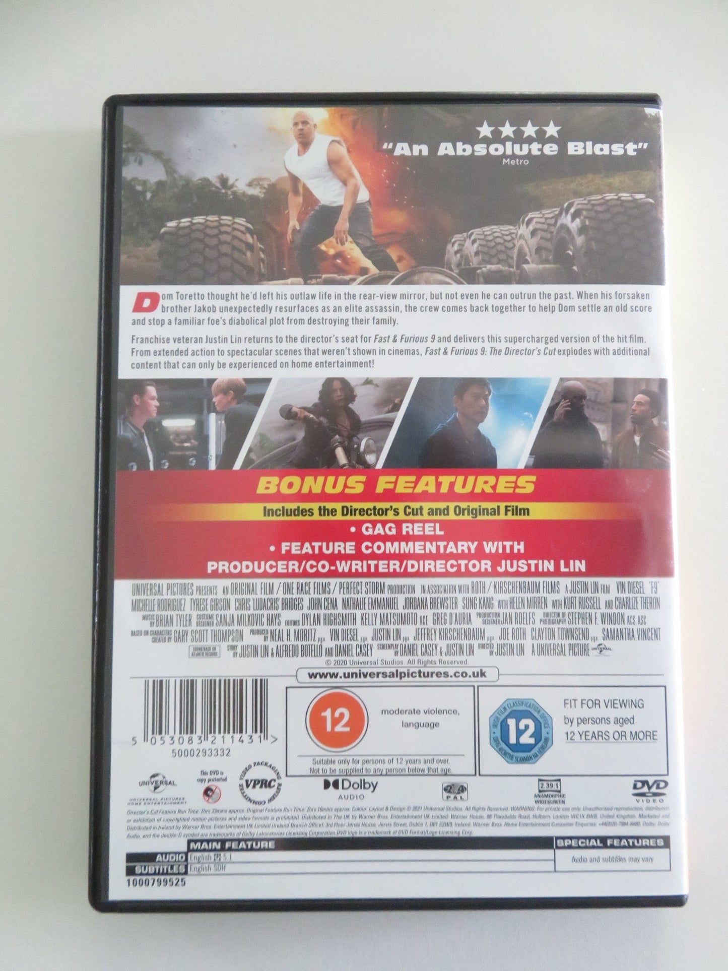 Fast & Furious 9 (DVD) Vin Diesel Michelle Rodriguez 2021 Region 2, 4 Movie posters