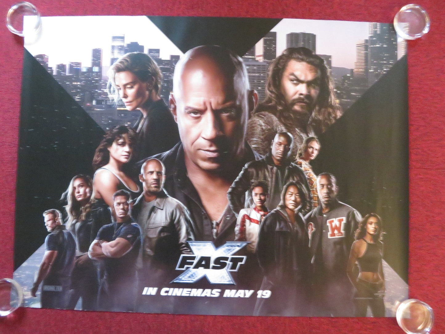 FAST X UK QUAD ROLLED POSTER VIN DIESEL JASON STATHAM JASON MOMOA 2023 Rendezvous Cinema Movie posters